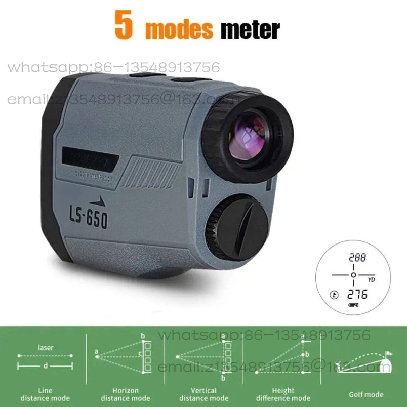 Golf Rangefinder - Golf-Entfernungsmesser Teleskop Outdoor-Entfernungsmesser Winkel 1000m Spot