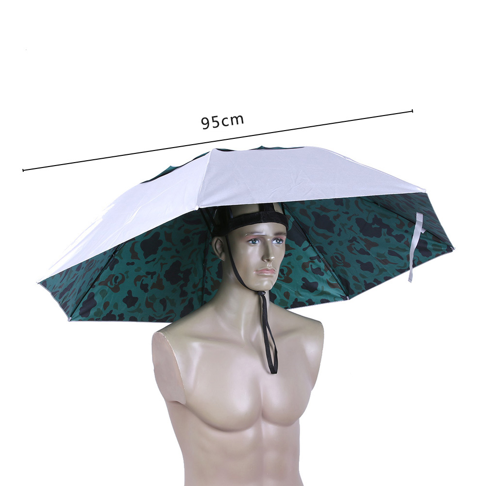 Faltbarer Kopf-Regenschirm-Hut – Golf Umbrella Bewertung und Preis