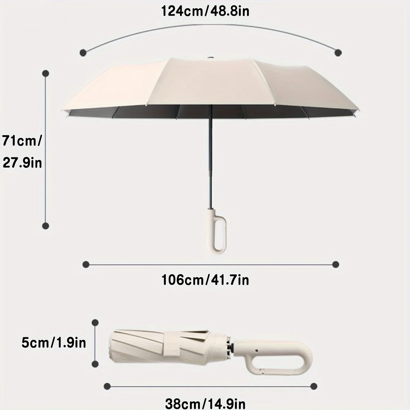 20 Knochen, winddicht, stark,  – Golf Umbrella Large Bewertung und Preis